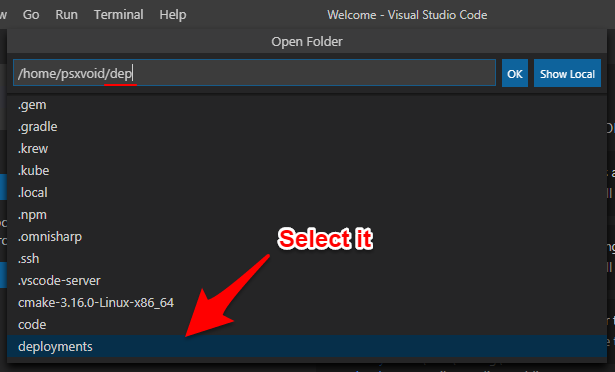 Using Visual Studio Code to access files on Linux from Windows (WSL)