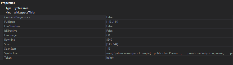 C# RoslynAPI SyntaxTree - Variables Are Not Variables (Gotchas)